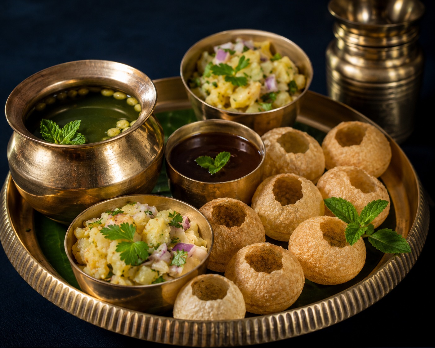 Pani Puri platter